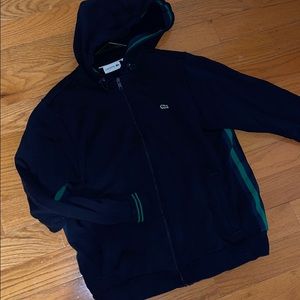 Dark Blue Lacoste Hoodie